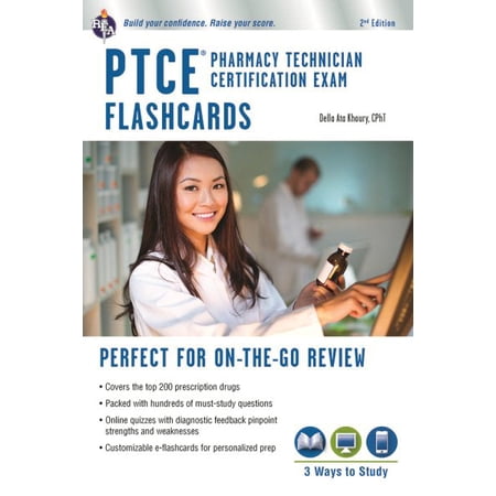 Flash Card Books Ptce Pharmacy Technician Certification