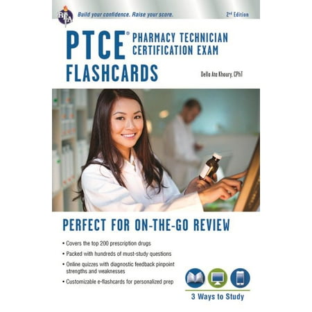 Flash Card Books Ptce Pharmacy Technician Certification