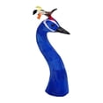 thumbnail image 3 of simhoa Peacock Mannequin Head Decorative Party Elegant Simulation Animal Head Model Blue 35cm, 3 of 8