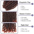 thumbnail image 4 of Datanala Yanky Twists Crochet Braiding Hair 14 Inch 9 Packs Crochet Hair with Curls Micro Spring Twists Crochet Hair Pre-looped Curly Crochet Braids Hair E, 4 of 6