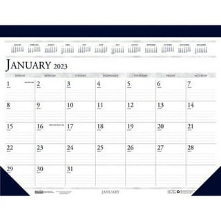 Burgundy Leather Desk Pad w/ PRE-ORDER 2023 Calendar Insert, 25.5