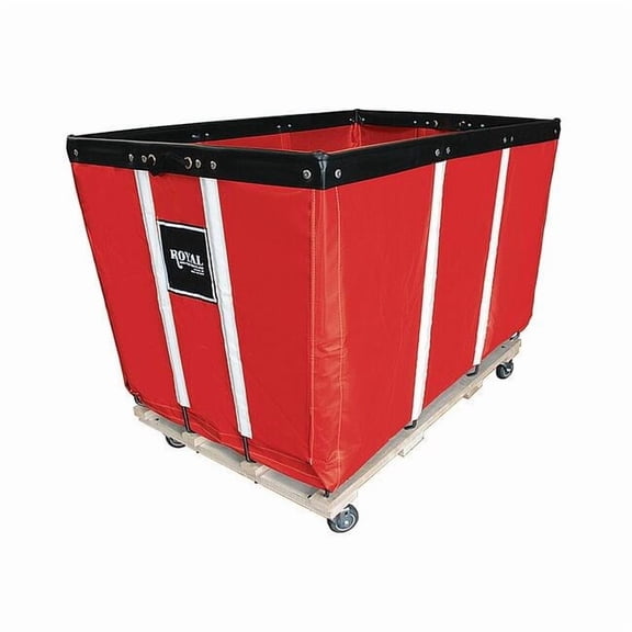 Royal Basket Trucks Heavy Duty Basket Truck,24 Bu,Red Vinyl G24-RRW-HDA-4UNN