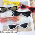 thumbnail image 2 of Gafas de sol triangulares para niños, gafas de sol para bebés 2019, gafas de sol triangulares estilo Harajuku retro para niños y niñas, 2 of 6