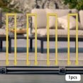 thumbnail image 4 of Side Mount Stair Railing Hand Rail Guardrail N-shaped Metal Decorative Railing, 4 of 17