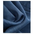 thumbnail image 3 of saney 2 Piece Sheer Voile Window Curtain Grommet Panels for Bedroom & Living Room (54" W x 84" L, Navy Blue), 3 of 7