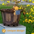 thumbnail image 2 of Flower Pot Hanger Cute Animal Ornament Resin Dog Decoration Planter Dog Hanger, 2 of 6