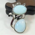 thumbnail image 6 of HOOUN Natural Gemstone Cat Fox Animal Reiki Chakra Pendant Charms Crystal Quartz Stone-Black Agate, 6 of 9