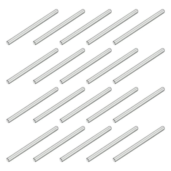 120Pcs M1.5x20mm 304 Stainless Steel Dowel Pin, Cylindrical Shelf Support Peg