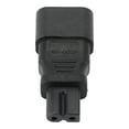 thumbnail image 1 of C7 To C14 Power Adapter, Safe Copper Conductor Waterproof IEC320 C14 To C7 Power Adapter 2Pcs  for Server PDU, 1 of 7