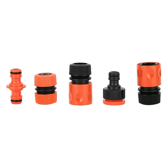 Conector de Manguera de Riego de Jardín 5 Piezas G1/2 ABS Jadeshay