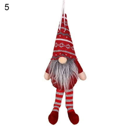 

UDIYO Xmas Santa Gnome Forest Faceless Pendant Toy Home Cafe Holiday Decor Gift Toy