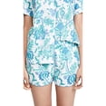 thumbnail image 3 of Roberta Roller Rabbit Women's Amanda Lulu Pajamas Turquoise Medium, 3 of 3