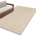 thumbnail image 2 of Vintage Cream Runner Rug 2.7x5 FT, Non Slip Entryway Carpet, Farmhouse Retro Beige Solid Color Washable Soft Floor Carpet Entrance Mat Non-Shedding Throw Rug for Hallway Laundry Room Bedside, 2 of 9