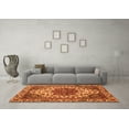 thumbnail image 3 of Ahgly Company Indoor Rectangle Abstract Orange Modern Area Rugs, 7' x 9', 3 of 4