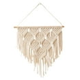 thumbnail image 2 of tapiz de macramé Elegante tapiz de macramé para colgar en , borla tejida , flecos artesanales para cortina, dormitorio Fanmusic tapiz de macramé, 2 of 7