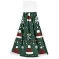 thumbnail image 7 of Yayeee Kitchen Hanging Hand Towels Set of 2 with Loop Bathroom Absorbent Tie Towel, Christmas Santa Hats, 7 of 7