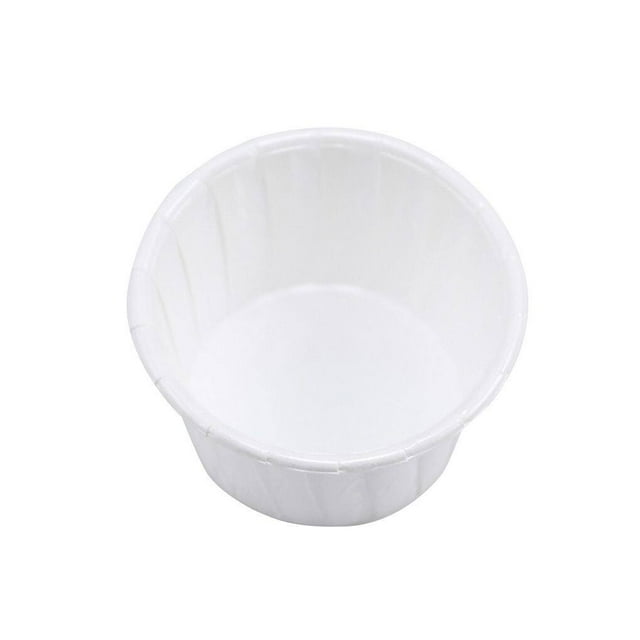 100 Pcs/Set Gobelet en Papier Jetable pour Épilation Gobelet à Cire Dure Support de Tasse à Mesurer