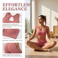 thumbnail image 6 of Zzjniupiyyds 2 Piece Women's Workout Set, Halter Top & High Waist Leggings, Yoga Outfits, Activewear, 6 of 8