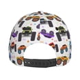 thumbnail image 6 of Naloa Original Classic Low Profile Hat Men Women Baseball Cap Dad Hat Adjustable Unconstructed Cartoon Monster Trucks1 Print Cap, 6 of 9