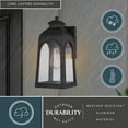thumbnail image 3 of Vaxcel International T0591 6.5 in. Pilsen Outdoor Wall Light, Brushed Charcoal, 3 of 8