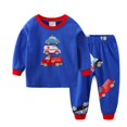 thumbnail image 1 of Pijamas para bebés y niñas, conjuntos de ropa para niños de 2, 3, 4, 5, 6 y 7 años, camisetas y pantalones, 100% algodón, novedad, 1 of 4
