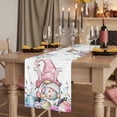 thumbnail image 2 of Table Runners 90 Inches Long Dress Scarves, Gnomes Easter Farmhouse Coffee/Dining/Kitchen Table Runner for Living Room, Colorful Spring Floral Eggs Weeping 13x90 Inch, 2 of 9