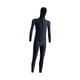 thumbnail image 1 of Traje de buceo Traje de cuerpo completo Cremallera frontal Capucha ligera Traje de baño para L, 1 of 9