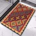 thumbnail image 4 of Experience Bathroom Luxury: Boho Bath Mat, Non-Slip, Soft, Absorbent, 20x32in - Machine Washable Floor Rug for Your Stylish Shower, 4 of 5