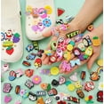 thumbnail image 2 of IVASKY 48 Pcs Breloques de Chaussures en PVC à Motif de Dessin Animé, Breloques Croco, Taille Unique, 2 of 6
