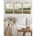 thumbnail image 4 of Drsoum Vintage Landscape Wall Art Country Meadow Scenery Farmhouse Decor Retro Painting for Living Room Bedroom 12x16in3pcs Brown Framed, 4 of 7