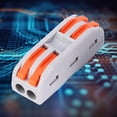 thumbnail image 4 of 10pcs Terminal Blocks Wire Connector Electric Cable Connector 2 in 2 Out Color Button Wire Connector Color Button Wire Connector, 4 of 8