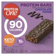 Protein One, Protein Bars, Chocolate Fudge, 5 Bars, 0.96 oz Pack of 2