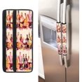 thumbnail image 1 of NETILGEN 2 Pieces Refrigerator Door Handle Covers Set, Non-Slip Kitchen Appliance Fridge Dishwashers Microwave Door Handle Covers Grape Wine Pattern, 1 of 6
