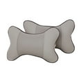 thumbnail image 1 of Car Seat PU Leather Pillow Soft Headrest Cushion PadFoam Head Neck Protector, 1 of 6