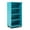 Ocean Blue, variant on Tot Mate Mobile 3 Tier Book Shelf Markerboard Back, Kids Classroom Storage, Gray, 36"W x 23"D x 48"H