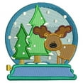 thumbnail image 6 of Christmas Snow Globes (1) Embroidery Designs - All Popular Formats Included - Loaded on USB Stick, 6 of 9