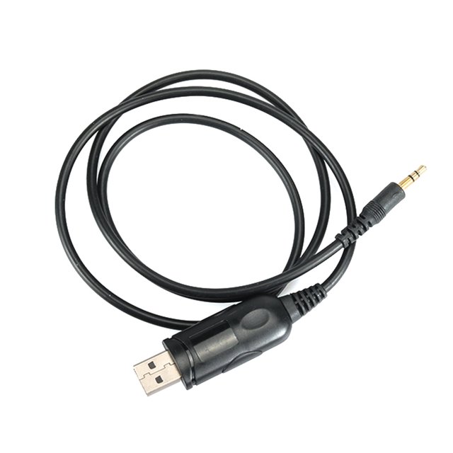 Cable de programación USB Cable CD Software de repuesto para QYT KT-8900 KT-UV980 KT8900R KT-8900R Mini radioaficionado móvil de doble banda para coche Yuarrent TX0914-00