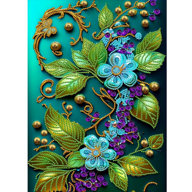 Diamante Pintura 5D DIY Parcial Forma especial Taladro Flor Decoración del hogar (7) Hugtrwg Para estrenar