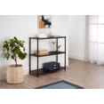 thumbnail image 1 of TRINITY 3-Tier Slat Shelving Rack | 36” X 14” X 35” | Dark Bronze, 1 of 6