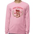 thumbnail image 2 of Merry Christmas Y'all Long Sleeve Shirt Unisex 4X-Large Pink, 2 of 5