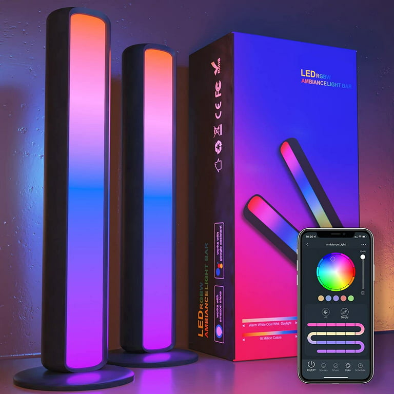 Lumiman Smart LED Light Bars, Gaming Lights, RGB Light Bars Work with  Alexa, Google Assistant & Siri