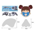 thumbnail image 5 of Joernso 2 Set Outdoor Face Sticker Sun-proof Breathable Accessory Winter Facial Protective Pad for Outdoor, 5 of 8