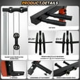 thumbnail image 4 of Ourlova Power Cage 1600LBS, Squat Rack, Dip Bar, Cable Pulley System, Workout Equipment for Home Gym, 4 of 8