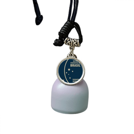 Tourism Country Brazil Unique Flag Memorial Wind Chimes Bell Car Pendant
