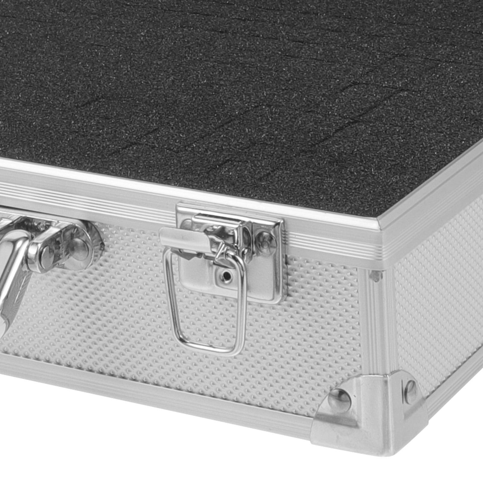 Sound Card Toolbox Aluminum Storage Case Alloy Sponge Instruments Briefcase