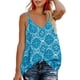 thumbnail image 1 of Blusa sin mangas de verano con tirantes finos y cuello en V floral bohemio para mujer Zhivalor WRHS-202-1, 1 of 6
