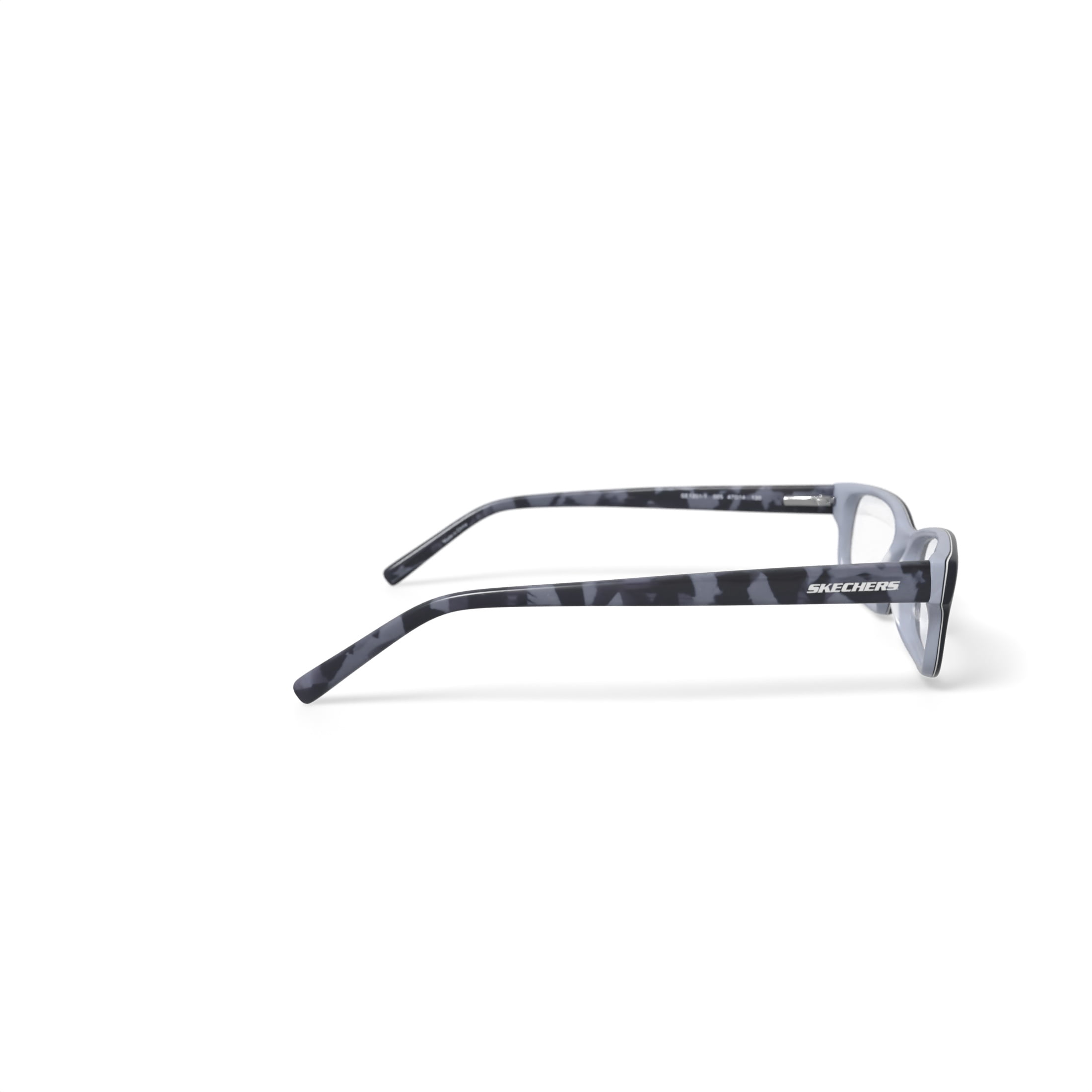 Skechers Youth SEB 1201 Rectangular Prescription Eyeglasses with Case, Black