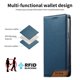 thumbnail image 5 of Funda Tipo Cartera de Cuero Sintético para Samsung Galaxy A56 Bloqueo RFID, con Ranuras para Tarjetas y Bolsillo para Efectivo, Cierre Magnético Fuerte Azul, 5 of 6