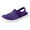 Purple, variant on CAIXAI Wide Walking Shoes for Women Adjustable Upper Sneakers Women Lightweight Closed Toe Slip on Walking Shoes Women Knit Upper Embroidery Mary Jane Shoes Women Hands Free Pull-On Shoes