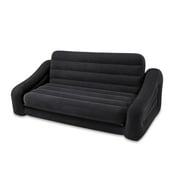Intex Inflatable Corner Couch Sectional + Queen Size Pull-Out Futon Sofa Bed Image 7 of 12